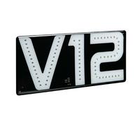 Emblema luminoso, 24V V12 Led SMD di ultima generazione a luce bianca. Alta
