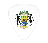 Emblema nazionale del Gabon Plettri per chitarra Plettri per chitarra basso 12 pezzi
