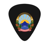 Emblema nazionale della Macedonia del Nord Plettri per chitarra Plettri per chitarra basso 12 pezzi