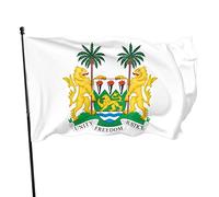emblema nazionale della Sierra Leone bandiera 3x5 piedi decorazione da giardino per esterni