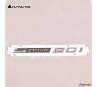 Emblema originale BMW X1 F48 scritta S Drive 20i NUOVO 7406679