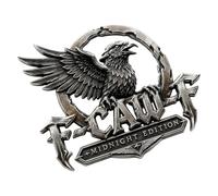 Emblema per auto in metallo - Badge autoadesivo con ala di corvo, accesso a