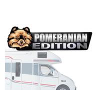 Emblema per auto per cani in acrilico, badge per cani per auto Emblemi