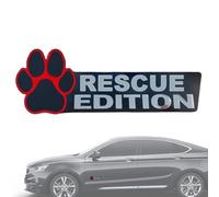 Emblema per cani per auto per cani | Emblema per auto con divertenti cani acrilici 3D | Decalcomanie e adesivi per auto automobilistiche decorazione esterna per auto e moto