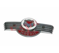 Emblema Per Cofano Morris Minor In Plastica Nichelata Raro Da Trovare