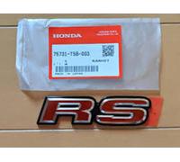Emblema posteriore originale HONDA FIT JAZZ RS GK5 VEZEL HYBRID RU3 "RS"