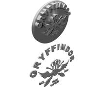 Emblema Quidditch Harry Potter Decorazione Murale Placca Stampata 3D