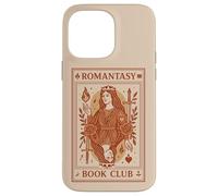 Emblema Regina Club Libro Romantasy Custodia per iPhone 14 Pro Max