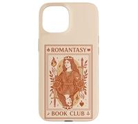 Emblema Regina Club Libro Romantasy Custodia per iPhone 15