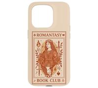 Emblema Regina Club Libro Romantasy Custodia per iPhone 15 Pro