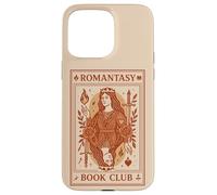Emblema Regina Club Libro Romantasy Custodia per iPhone 15 Pro Max