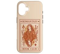 Emblema Regina Club Libro Romantasy Custodia per iPhone 16