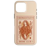 Emblema Regina Club Libro Romantasy Custodia per iPhone 16 Pro Max