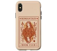 Emblema Regina Club Libro Romantasy Custodia per iPhone X/XS
