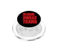 Emblema sangue rosso, sudore e lacrime per ragazzi e ragazze PopSockets PopGrip per MagSafe