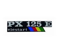 Emblema/SCRITTA 'PX 125 e ELESTART' bunt - per PX 125 e - 2 Pins 135 X 33 mm distanza tra i fori 105 mm