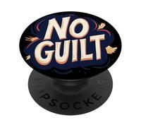 Emblema senza sensi di colpa per gli amanti delle dichiarazioni PopSockets PopGrip Adesivo