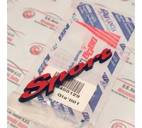 EMBLEMA SIGLA MODELLO FIAT CINQUECENTO SPORT COD. 46455129 NUOVO ORIGINALE