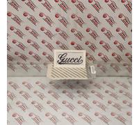 EMBLEMA SIGLA MODELLO POST. FIAT 500 GUCCI 07-15 COD. 735538792 NUOVO ORIGINALE