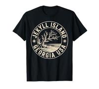 Emblema Souvenir di Viaggio Jekyll Island Georgia Maglietta