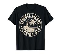 Emblema Souvenir di Viaggio Sanibel Island Florida Maglietta