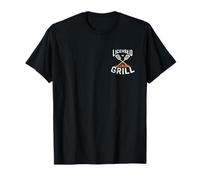 Emblema Tascabile da Uomo con Licenza per Barbecue | BBQ Chef Grilling Maglietta