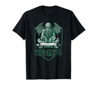 Emblema Verde della Miskatonic University Cthulhu Arkham Lovecraft Maglietta