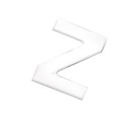 Emblemi e distintivi per auto, lettere 3D, adesivi con logo auto, impermeabili e resistenti alla luce, per paraurti auto, design 3D, adesivi con alfabeto, robusti, per auto, veicoli