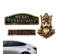 Emblemi e Stemmi per Auto Adesivo Natalizio Camion In Ferro Per Portiera E