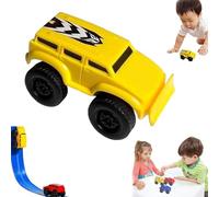 Emboadlie, auto giocattolo per arrampicata da parete, con levitazione magnetica inerziale, puzzle di decompressione, giocattolo anti-gravità per bambini (giallo)