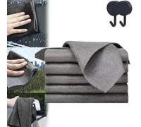 Emboadlie Thickened Magic Cleaning Cloth, 2025 New Reuseable Streak Free Microfiber Cloth, Ultra-Absorbent for Kitchen, Window, Glass, Cars (5Pcs)