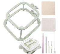 Emboidery Hoop Frame | Double Layer Punch Needle - Cross Versatile Square For Needlework & Projects | Ideal , Stitching, Sewing Crafts, Oro DIY Creative Work