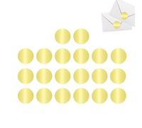 Embossed Envelope Closure-Pack Of 100 Embossed Gold Foil Certificate Wafer Seals, Self-adhesive Notary Foil Labels For Christmas Cards, Document Archiving, Wedding Invitations, Celebrations