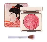 Embossed Smooth Powder Blush Palette For Cheeks, Embossed Girl Blush for Cheeks, Matte Face Powder Blush Palette, Face Matte Blush Palette, Powder Blush Palette (Pink, 3g)