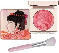 Embossed Smooth Powder Blush Palette For Cheeks,Matte Face Powder Blush Palette,Embossed Girl Blush for Cheeks,Powder Blush Palette,Natural Makeup,Radiant Finish (Pink, 6 g (Confezione da 1))