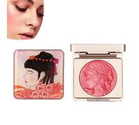 Embossed Smooth Powder Blush Palette for Cheeks,Powder Blush for Cheeks,Glow Blush for Cheeks,Embossed Girl Blush,Matte Face Powder Blush Palette,Natural Makeup,Radiant Finish (01#)