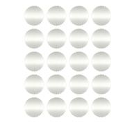 Embossed Stickers | Embossing Labels With Serrated Edge | 100 pezzi autoadesivi Notary Foil Label For Shower Invitation Wedding Inviti Party Favor Christmas Greeting Cards