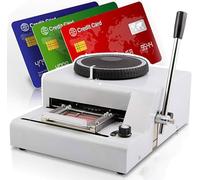 Embosser della Carta d'identità, Macchina per l'embossing della Scheda PVC Manuale a 72 Caratteri per la creazione di Carte VIP, abbonamento, Controllo degli accessi, fedeltà e fedeltà e Credito