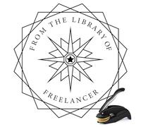 Embosser per libri personalizzato - Goffratrice personalizzata con ex libris, timbro per libri incluso, embosser personalizzato per copertine, regalo originale per lettori e bibliofili (Star-02)