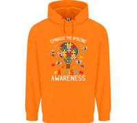 Embrace The Amazing Autism Asd Bambini Felpa con Cappuccio