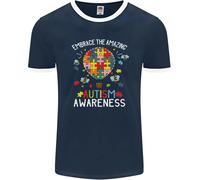 Embrace The Amazing Autism Asd Uomo Ringer Fotl