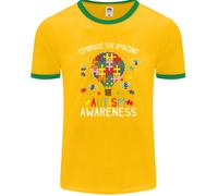Embrace The Amazing Autism Asd Uomo Ringer Fotl