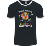 Embrace The Amazing Autism Asd Uomo Ringer Fotl