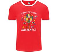 Embrace The Amazing Autism Asd Uomo Ringer Fotl