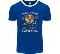 Embrace The Amazing Autism Asd Uomo Ringer Fotl