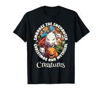 Embrace The Enchanted Christmas Mystical Creatures Maglietta