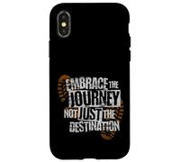 Embrace the Journey Boot - Motivazione del percorso escursionistico Custodia per iPhone X/XS
