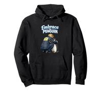 Embrace The Penguin Felpa con Cappuccio