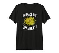 Embrace The Spaghetti Programmer Coding Software Engineer Maglietta Premium