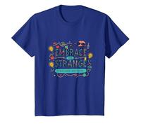 Embrace The Strange: Teacher Edition Eccentrico Inspirational Maglietta, Bambini, Blu Reale, 3 Anni